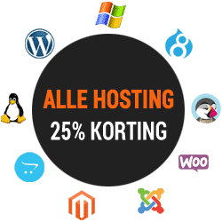 hosting-25procent Hosting 25 procent korting